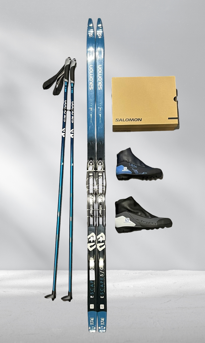 Salomon elite 5 escape grip xc on sale skis
