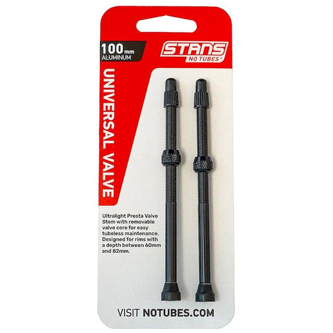 Stan's T/L Valve 100mm Black