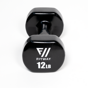 Fitway Vinyl Dumbbell 12lb Pair