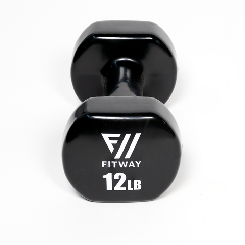 Fitway Vinyl Dumbbell 12lb Pair