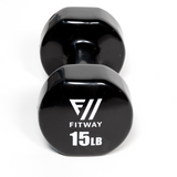 Fitway Vinyl Dumbbell 15lb Pair