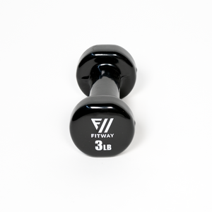 Fitway Vinyl Dumbbell 3lb Pair