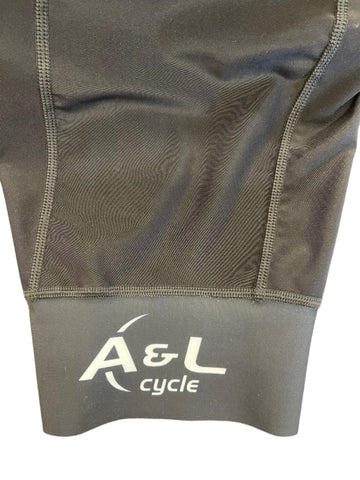 A&L Premium Bib Granfondo White Logo