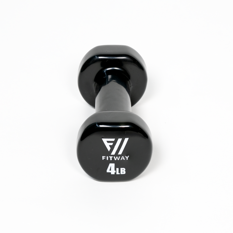 Fitway Vinyl Dumbbell 4lb Pair