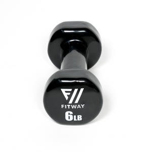 Fitway Vinyl Dumbbell 6lb Pair