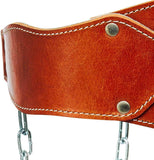 Leather Contour Dip Belt