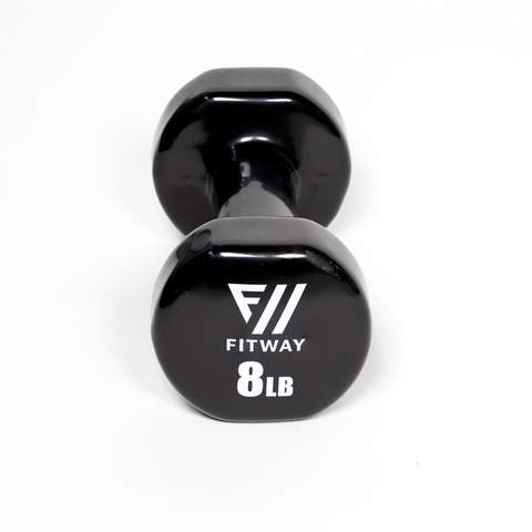 Fitway Vinyl Dumbbell 8lb Pair