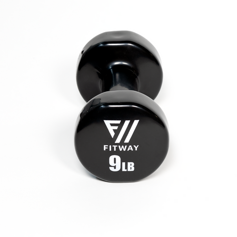 Fitway Vinyl Dumbbell 9lb Pair
