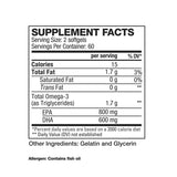 HD Muscle Omega 3 120 Gel Caps