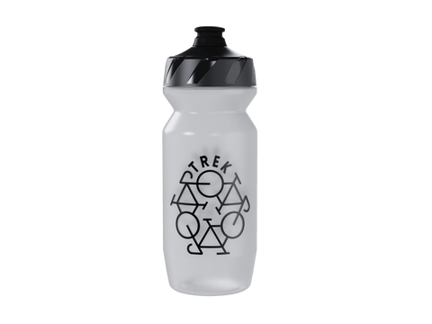 Trek Voda 21oz Water Bottle Clear/Black