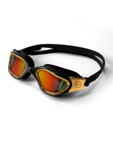 Zone 3 Vapour Polarised Swim Goggles Blk/Gold