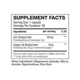 HD Muscle Zinc 30mg 90cap