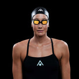 AquaLung Xceed Goggle Black with Mirror Yellow Lens