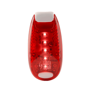 Life Sports Gear Beat LED Light Clip Red