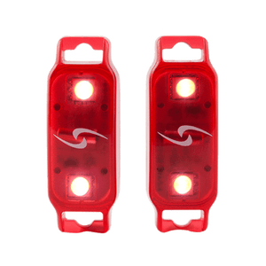 Life Sports Gear Tempo Shoelaces LED Lights Red