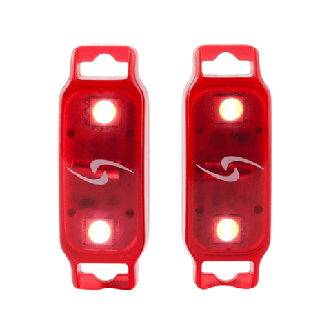 Life Sports Gear Tempo Shoelaces LED Lights Red