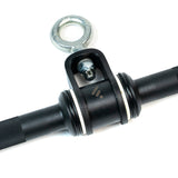 Revolving Straight Bar - Black Chrome