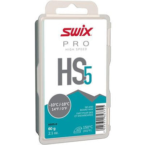Swix HS5 Turquoise Glide Wax 60g