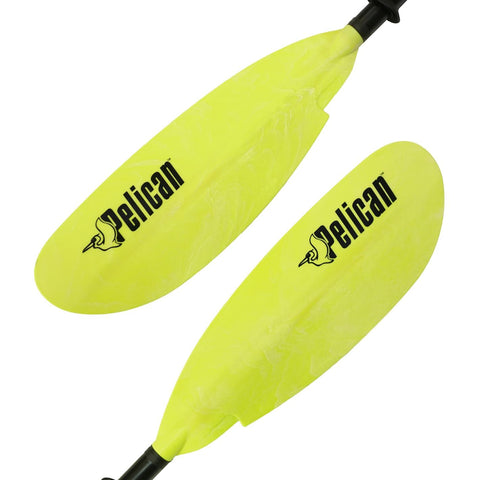 Pelican Poseidon 230cm Kayak Paddle Yellow Green