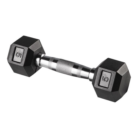 Rubber Hex Dumbbell 5lb