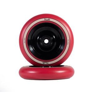 North Scooters Fullcore Wheel 24mm Pair/ Blk-Red