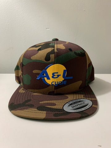 A&L 6 Panel Flat Snap Back