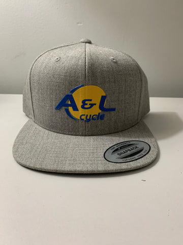 A&L 6 Panel Flat Snap Back