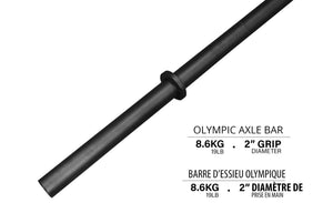 Olympic Axle Fat Bar 84"
