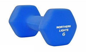 Neoprene Dumbbells Blue 6lb Pair