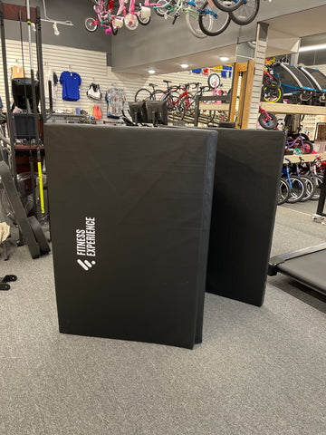Folding Exercise Mat 84"x48" Black