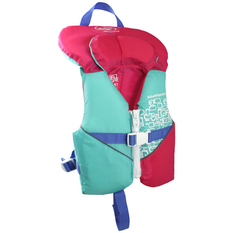 Stohlquist Infant PFD Pink Turquoise